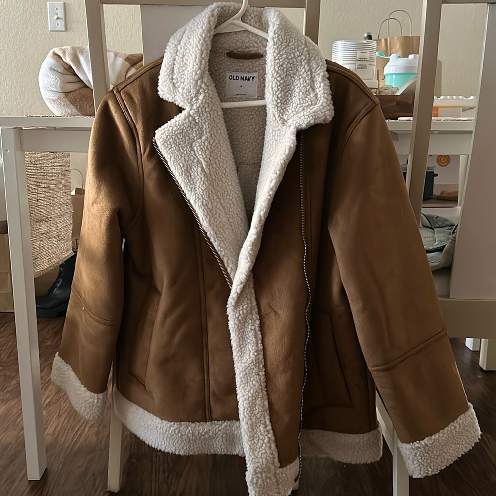 sherpa moto jacket